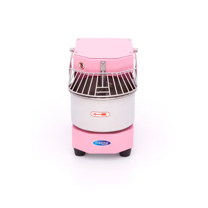 Pétrin à spirale / pétrin à pâte - 8 L - 4,5 kg de pâte - rose