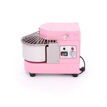 Pétrin à spirale / pétrin à pâte - 8 L - 4,5 kg de pâte - rose