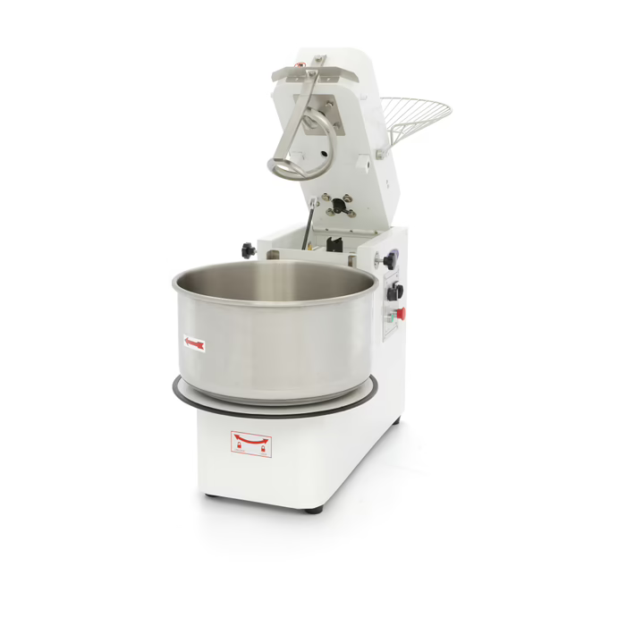 Pétrin à spirale / pétrin à pâte - 50 L - 30 kg de pâte - 2 vitesses - bol amovible - 400V