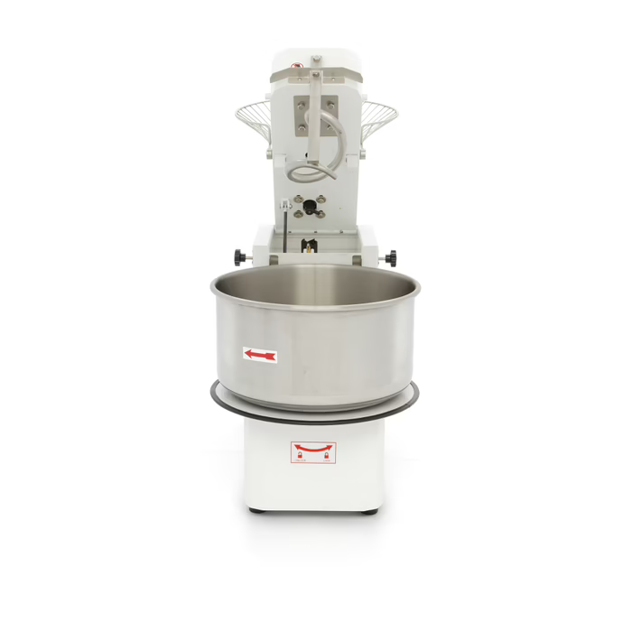 Pétrin à spirale / pétrin à pâte - 50 L - 30 kg de pâte - 2 vitesses - bol amovible - 400V