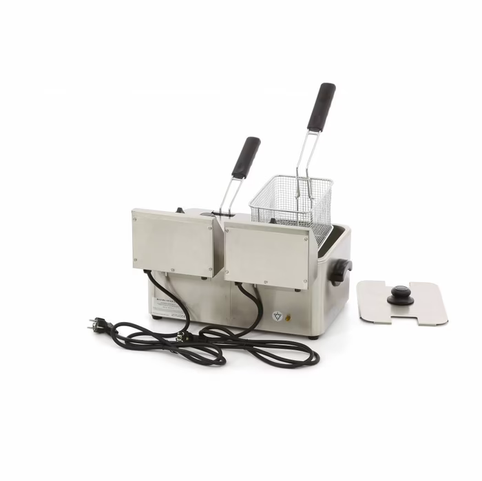 Friteuse - 2 x 4 L - 2 paniers - jusqu'à 2 kg de frites
