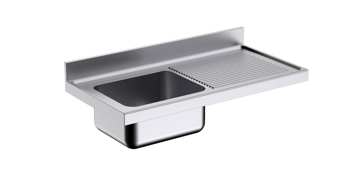 Plonge 1300×600 1C/1E D 500×500×300 - Distform L136551D