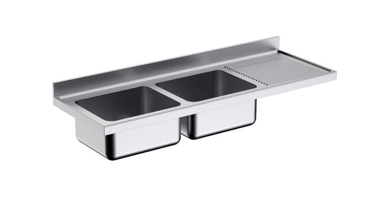 Plonge 2000×700 2C/1E D 600×500×300 - Distform L217652D