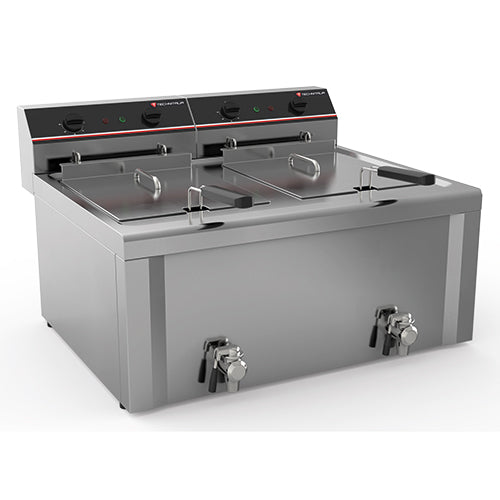 Friteuse à poser HighPerf - 1 cuve ou 2 cuves de 10 Litres - Electrique - Vidange en facade