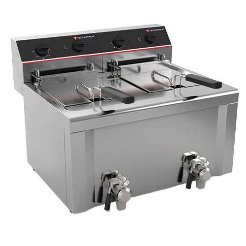 Friteuse à poser HighPerf - 1 cuve ou 2 cuves de 8 Litres - Electrique - Vidange en facade