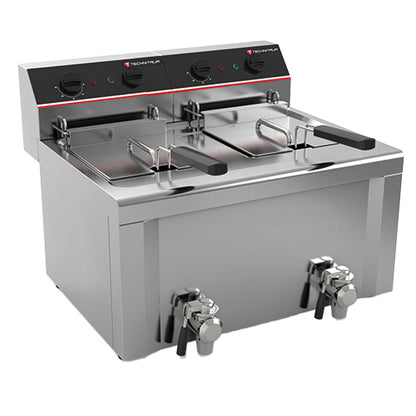 Friteuse à poser HighPerf - 1 cuve ou 2 cuves de 8 Litres - Electrique - Vidange en facade