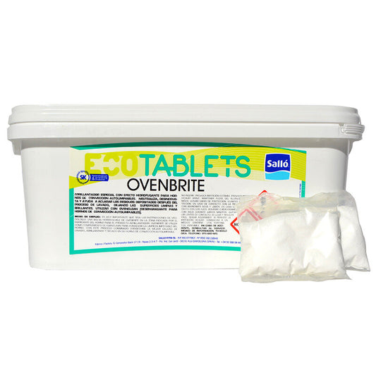 Ovenbrite Salló - seau de 75 tablettes de rinçage pour fours à convection auto-nettoyants
