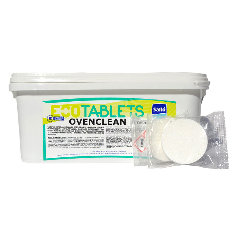 Ovenclean Salló - seau de 75 tablettes dégraissantes pour fours à convection auto-nettoyants