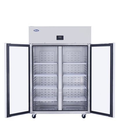 Armoire Emboutie Réfrigérée Négative GN2/1 AISI 304 - 2 Portes - 1235 L