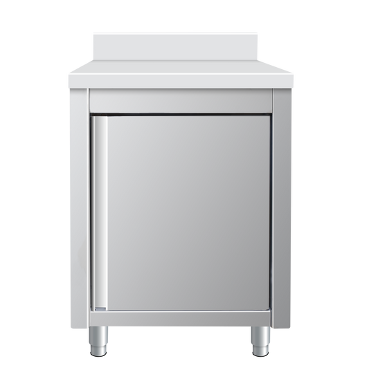 THASR66A - Placard adossé porte battante , 600 x 600 x 850+100mm