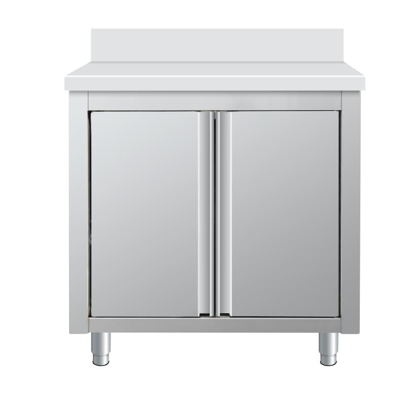 Placard adossé portes battantes, 800 x 600 x 850+100 mm - Skyrainbow THASR86A