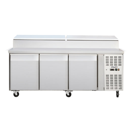 THSH3000800 - Saladette réfrigérée 3 portes , 2020 x 800 x 1050 mm