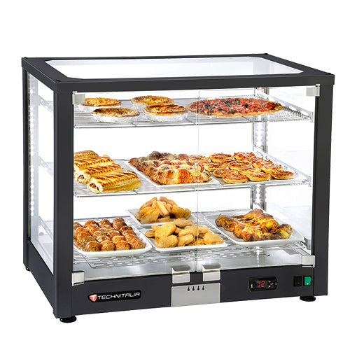 Vitrines Chauffantes - 5 Niveaux - GN1/1 &amp; 600x400