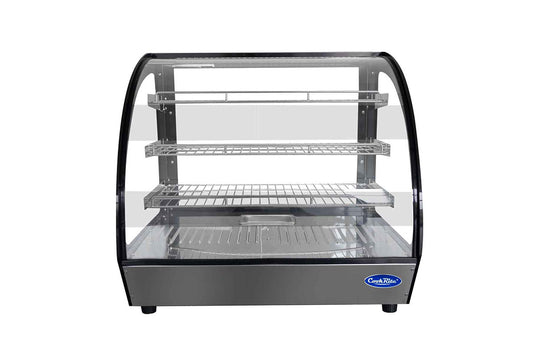 Vitrine bombee chauffante 160l