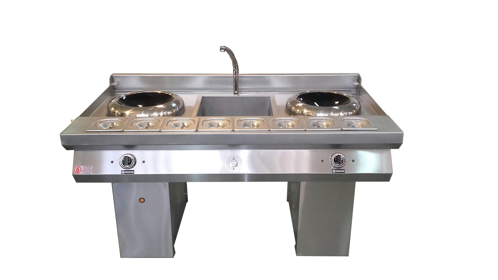 Induction lisse CINDULI 8+8kW