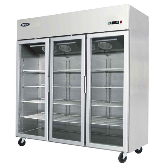Armoire Réfrigérée Positive Vitrée Compacte - 3 Portes - 1390 L
