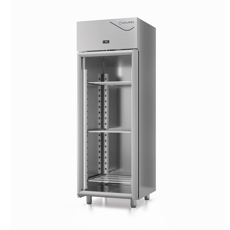 Armoire GN 2/1 négative sans groupe 700 L - 1 porte vitrée - Dalmec
