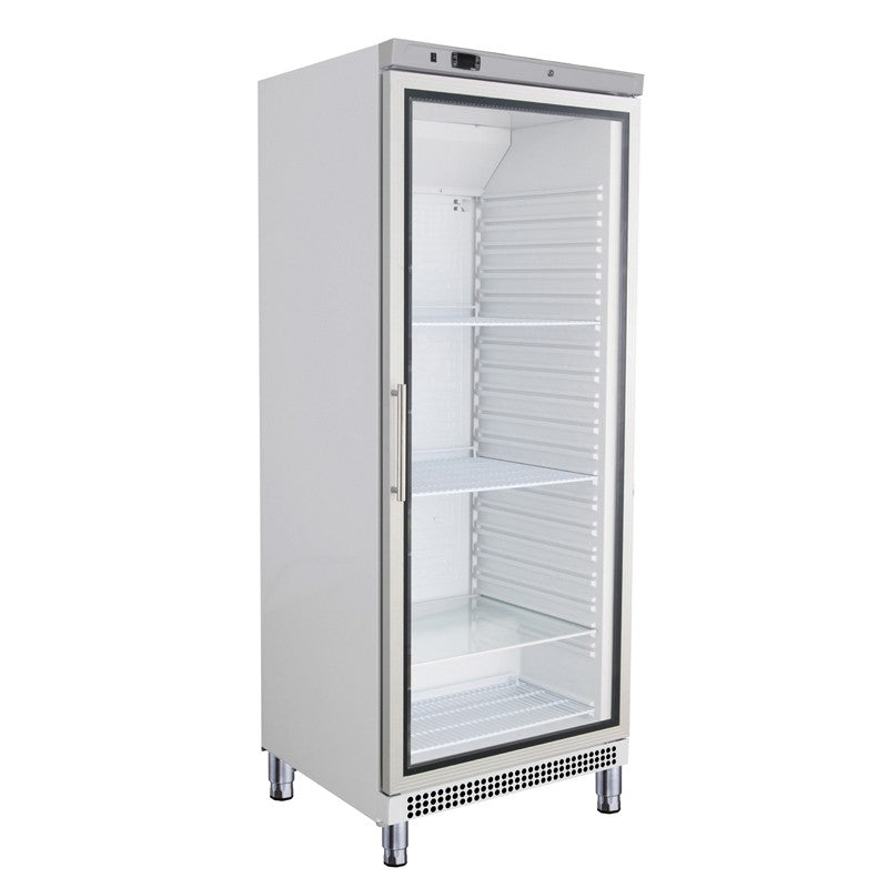Armoire réfrigérée négative GN 2/1 laquée blanche - 600 L - 1 porte vitrée - Nosem