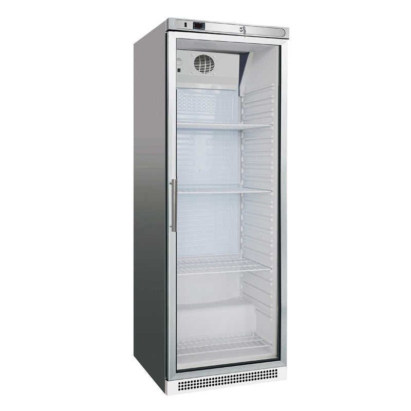 Armoire réfrigérée positive -2°C/+8 °C - Laquée blanche - 400 L - 1 porte vitrée - Nosem