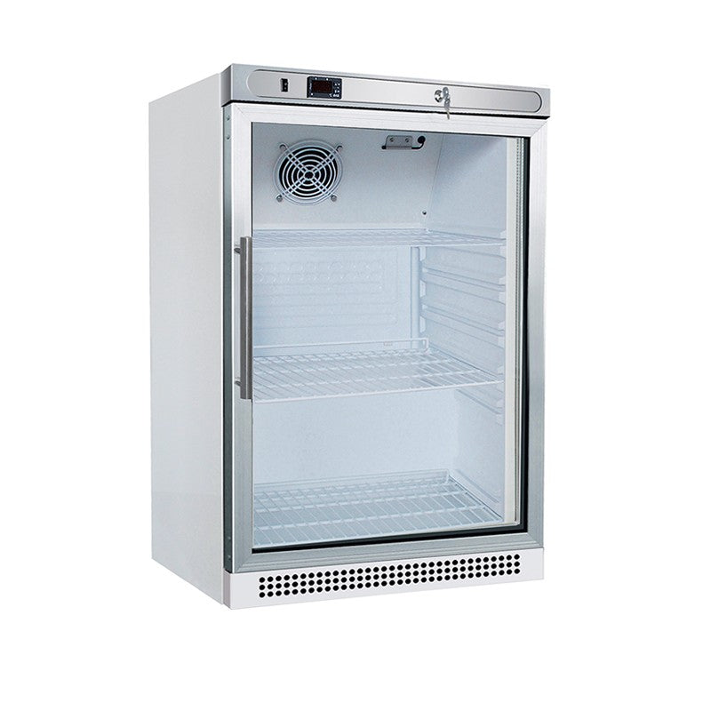 Armoire réfrigérée positive -2°C/+8°C - Laquée blanche - 1 porte vitrée - 100 L - Nosem