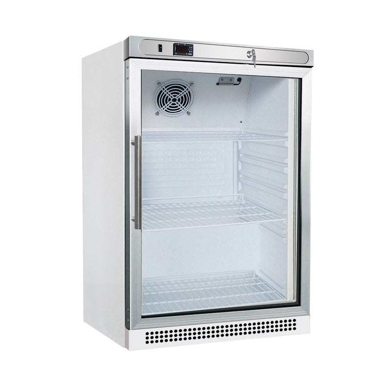 Armoire réfrigérée positive -2°C/+8°C - Laquée blanche - 1 porte vitrée - 200 L - Nosem