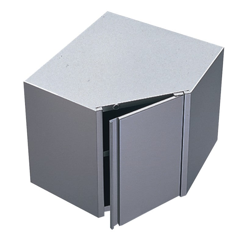 Armoire suspendue en coin - 1 porte battante - Hauteur 600 mm - Nosem