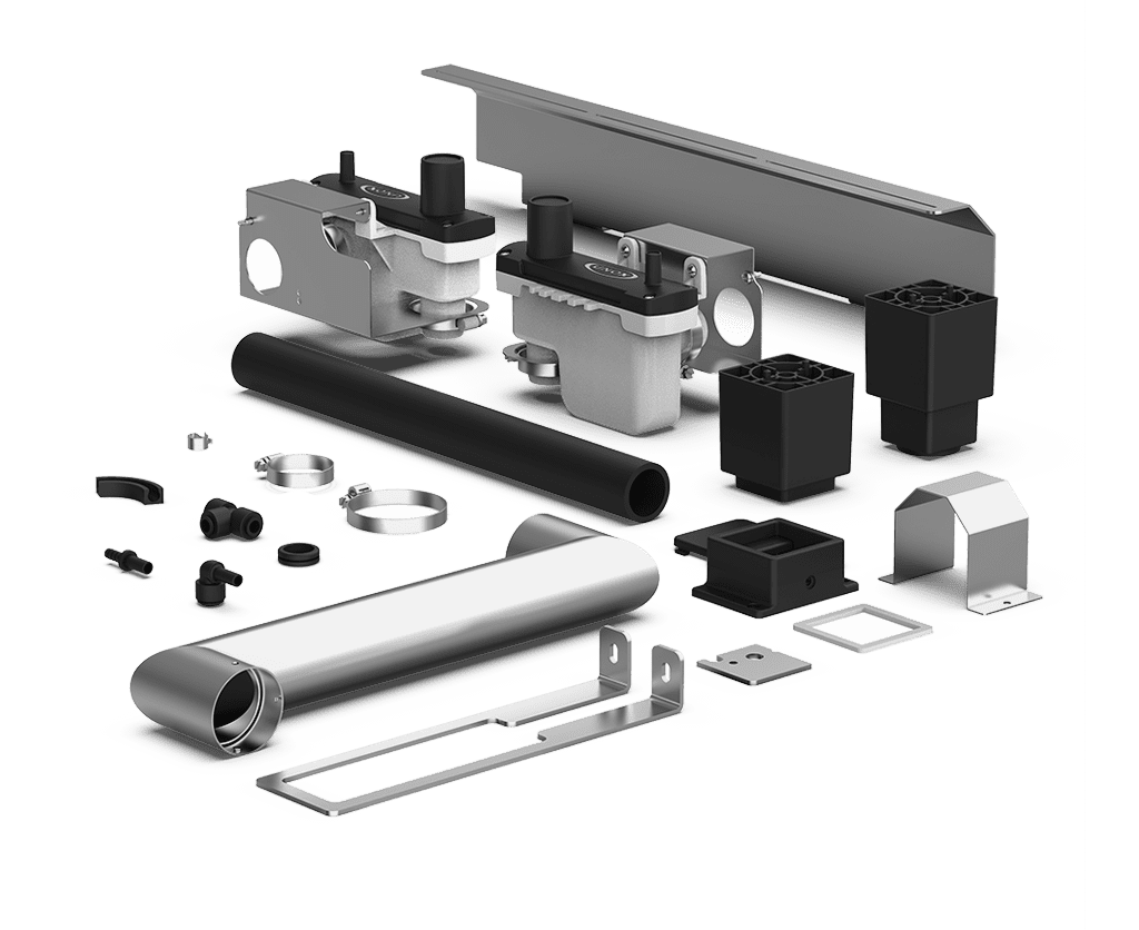 Kit complet d’installation pour les fours electriques superposés (UNOX XECQC-0013-E)