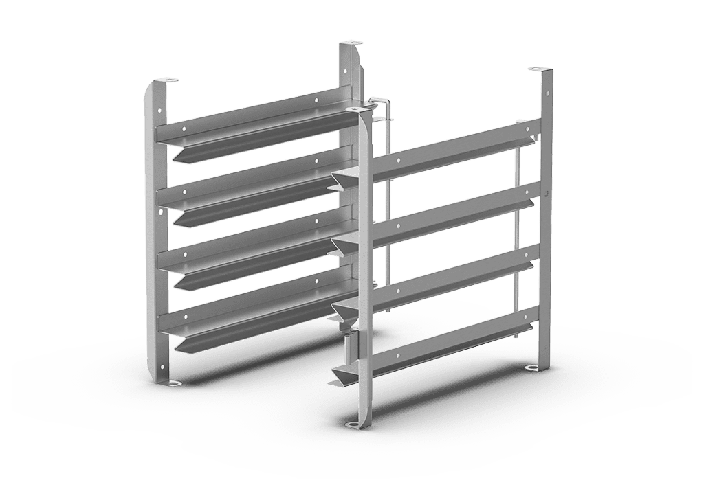 Supports double taille, GN1/1 + 600x400 pour fours (UNOX XUC055)