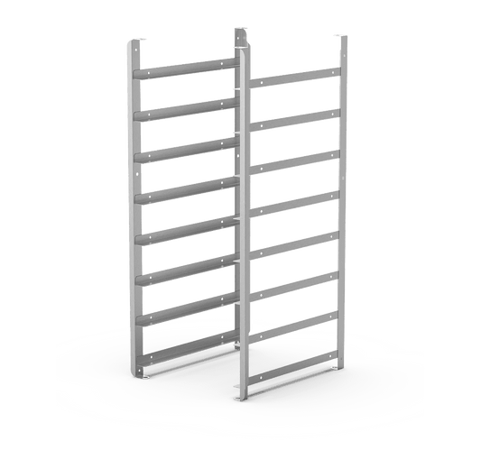 Supports lateraux 8 niveaux - distance entre niveaux 94 mm (UNOX XUC154)