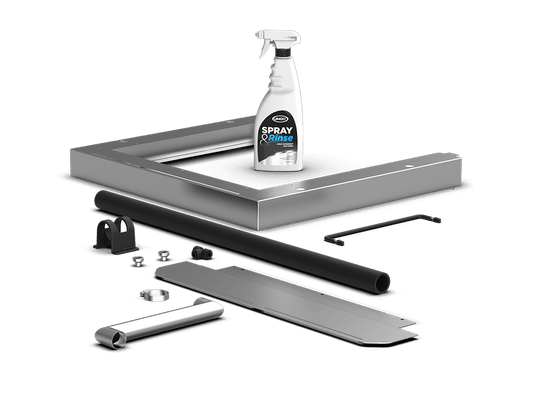 Kit complet d’installation pour les fours electriques superposés + SPRAY&Rinse[2] (UNOX XWKQT-00EF-E-SR)