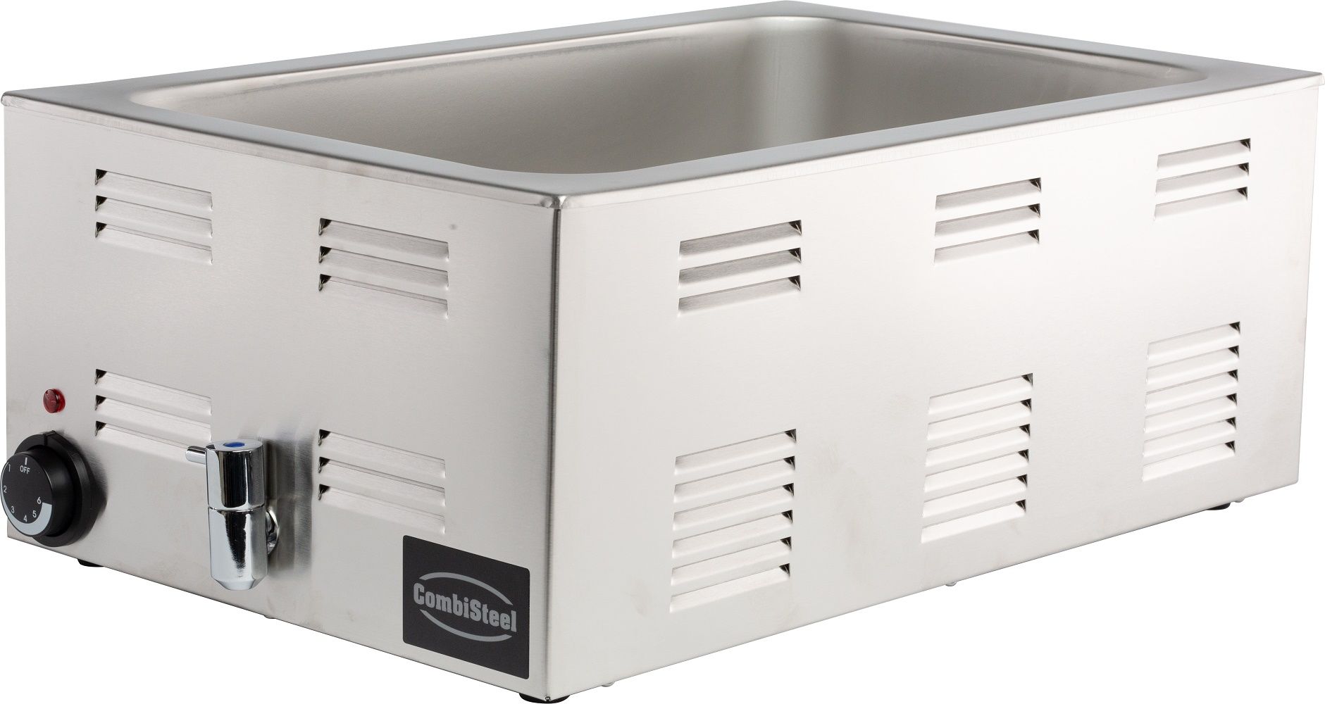 Bain-Marie Électrique 1/1 GN Avec Robinet De Vidange