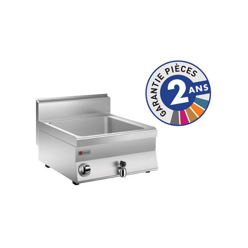 Bain-marie électrique - 1bac GN 1/1 + 2 bacs GN 1/4 - Gamme 650 - Baron