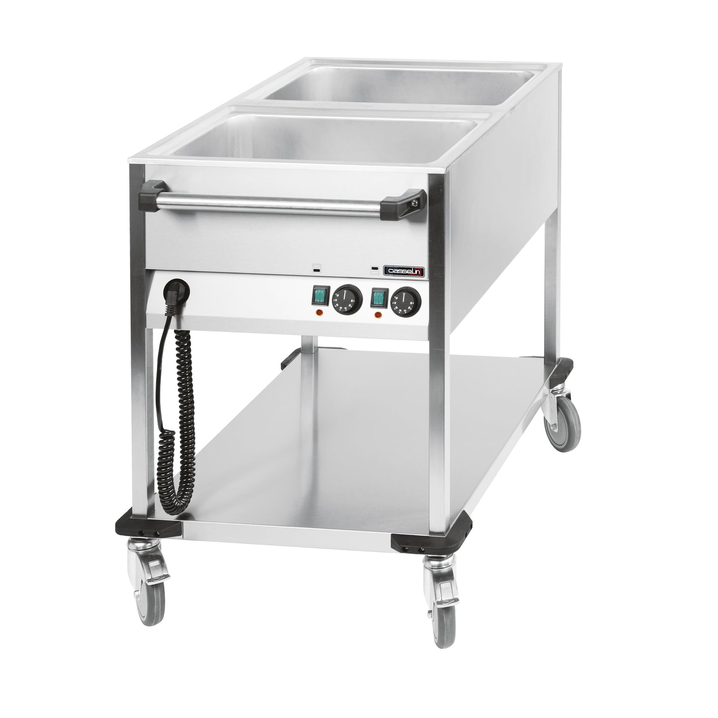Chariot bain-marie à eau 2 x GN 1/1 - Casselin