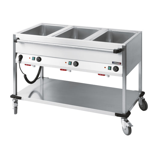 Chariot bain-marie à eau 3 x GN 1/1 - Casselin