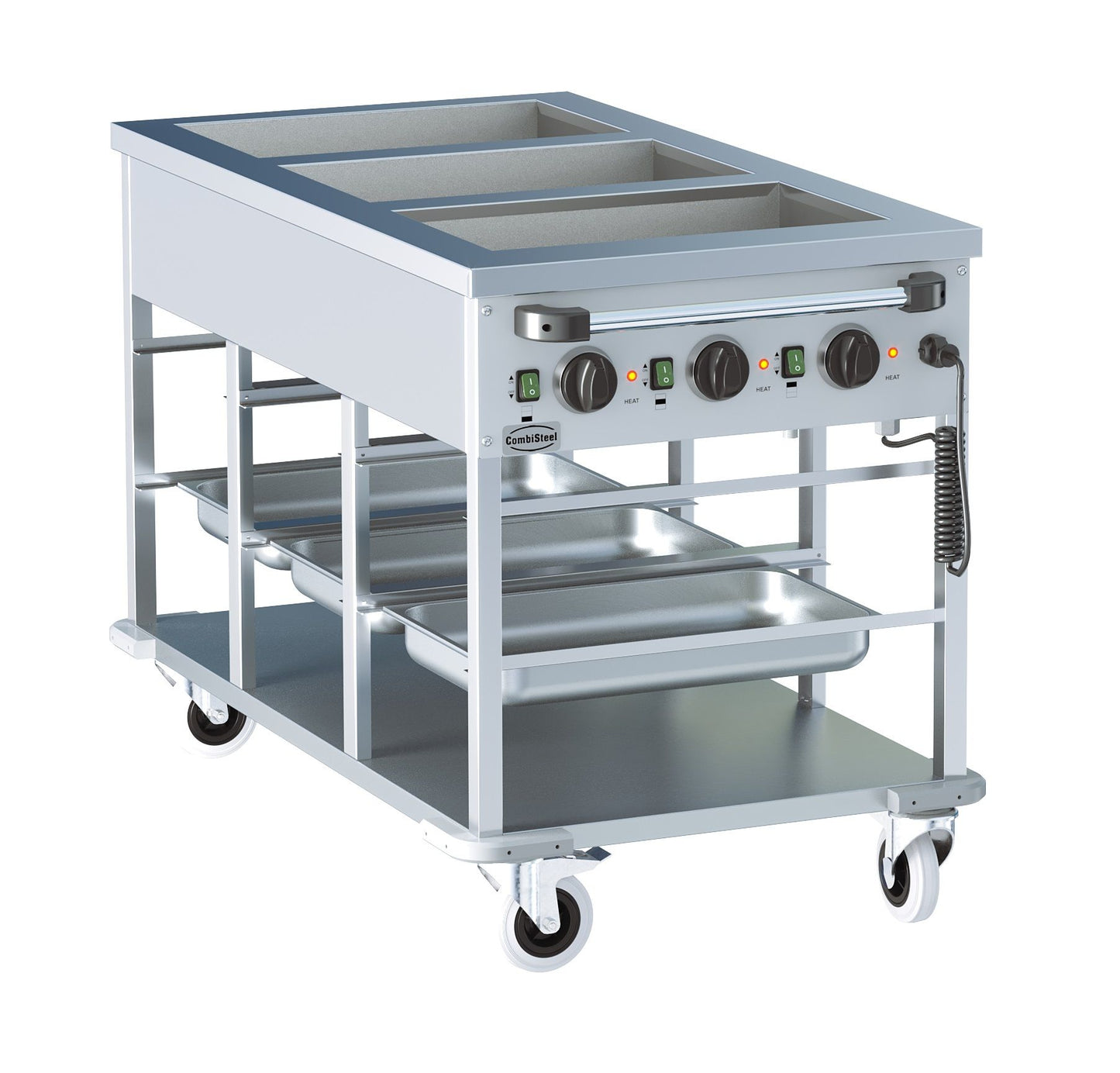 Chariot Bain-Marie Mobile 3/1 GN