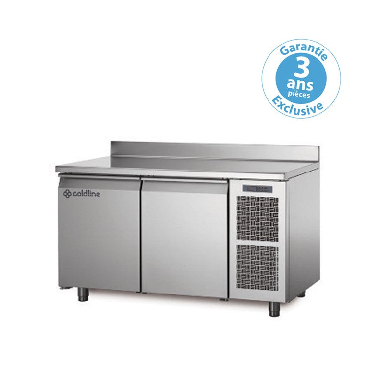 Table réfrigérée négative MASTER - Groupe logé - 2 portes - 223 litres - Coldline