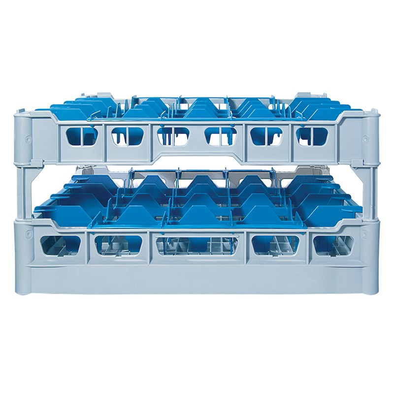 Casier à verres 500 x 500 mm CLIXRACK 25 cases - Hauteur utile 215 mm - Colged
