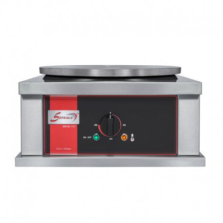 Crêpière électrique carrée professionnelle à usage intensif - Diamètre 40 cm - CR1CE40