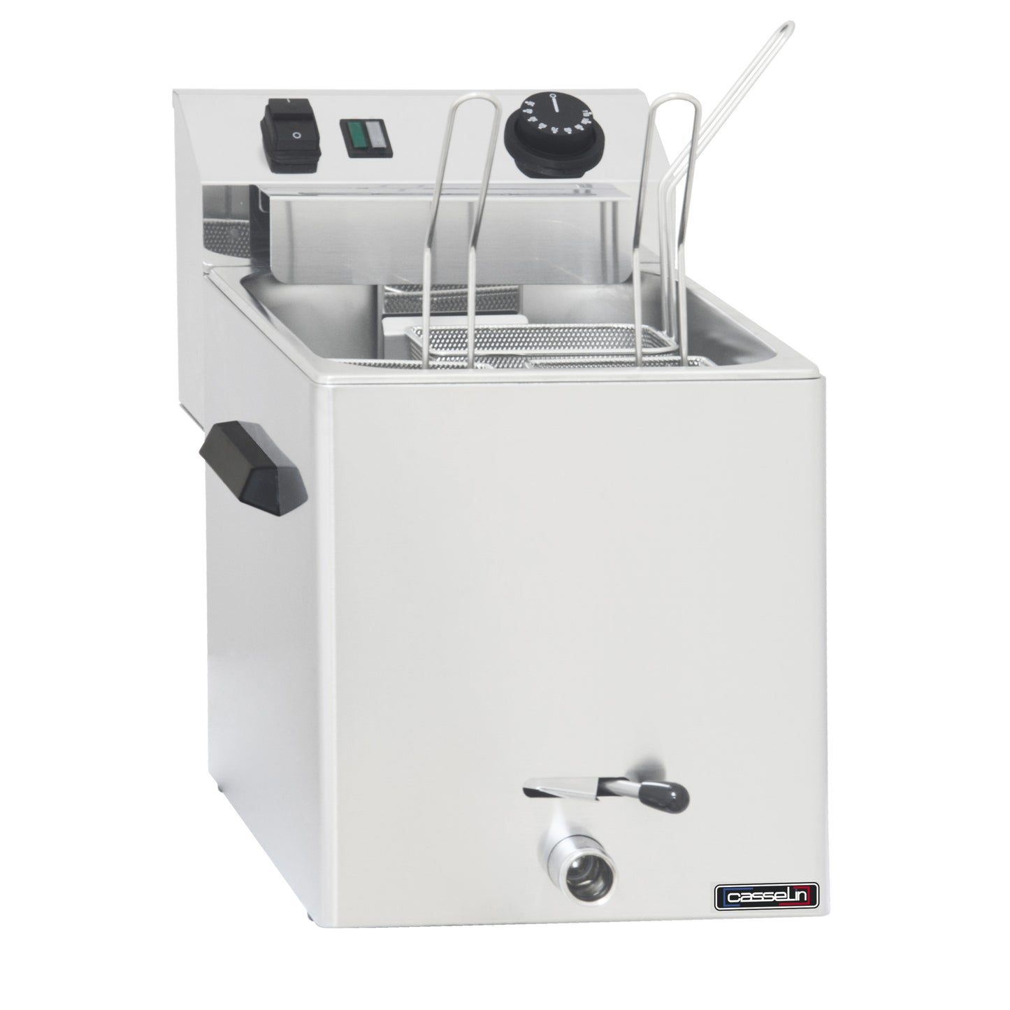 Cuiseur à pâtes électrique avec vanne de vidange - 3 paniers - Casselin