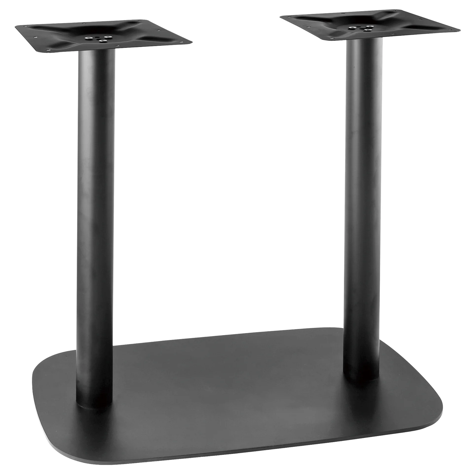 Base Ovalée Double - Noir