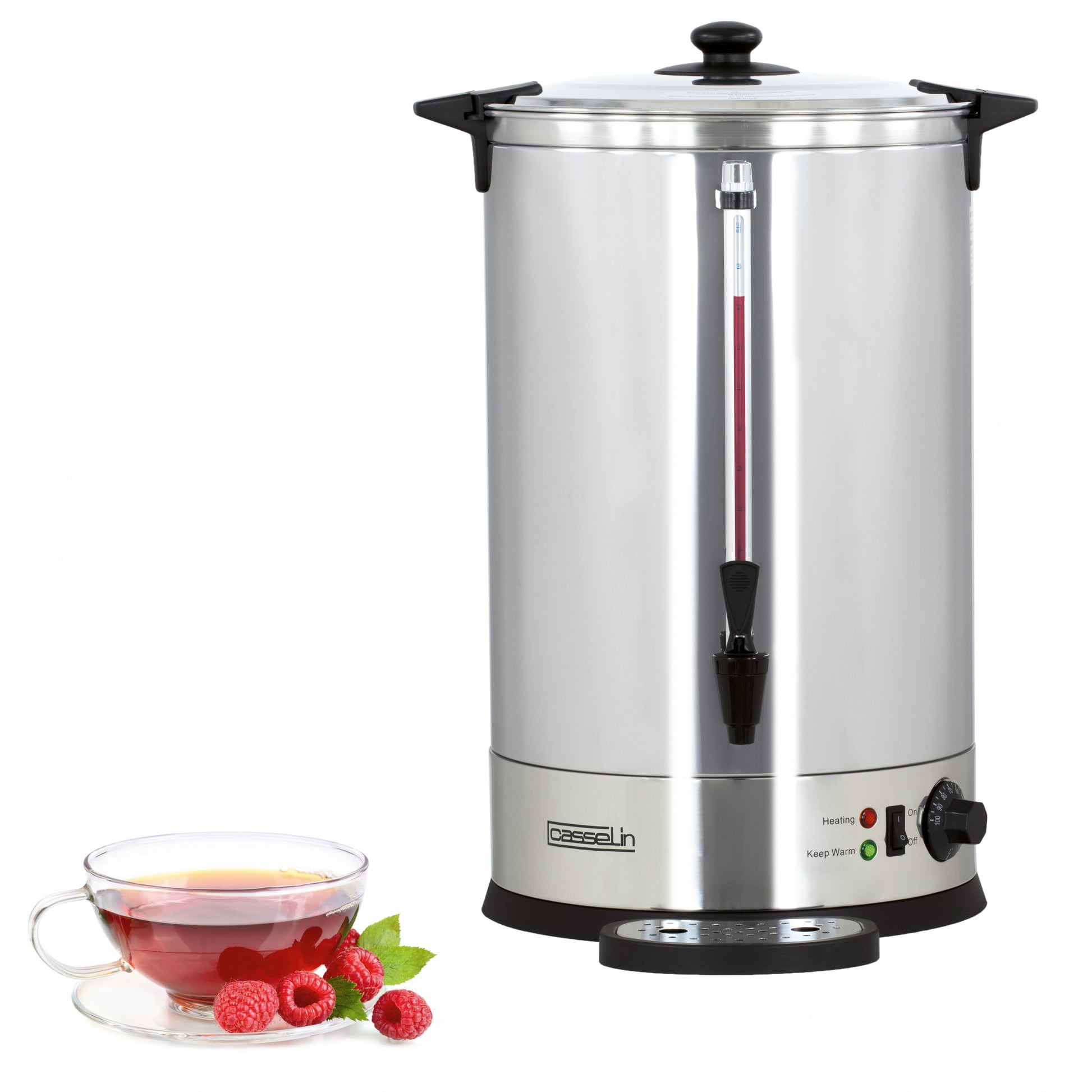 Distributeur d'eau chaude 25 L inox Casselin CDEC25