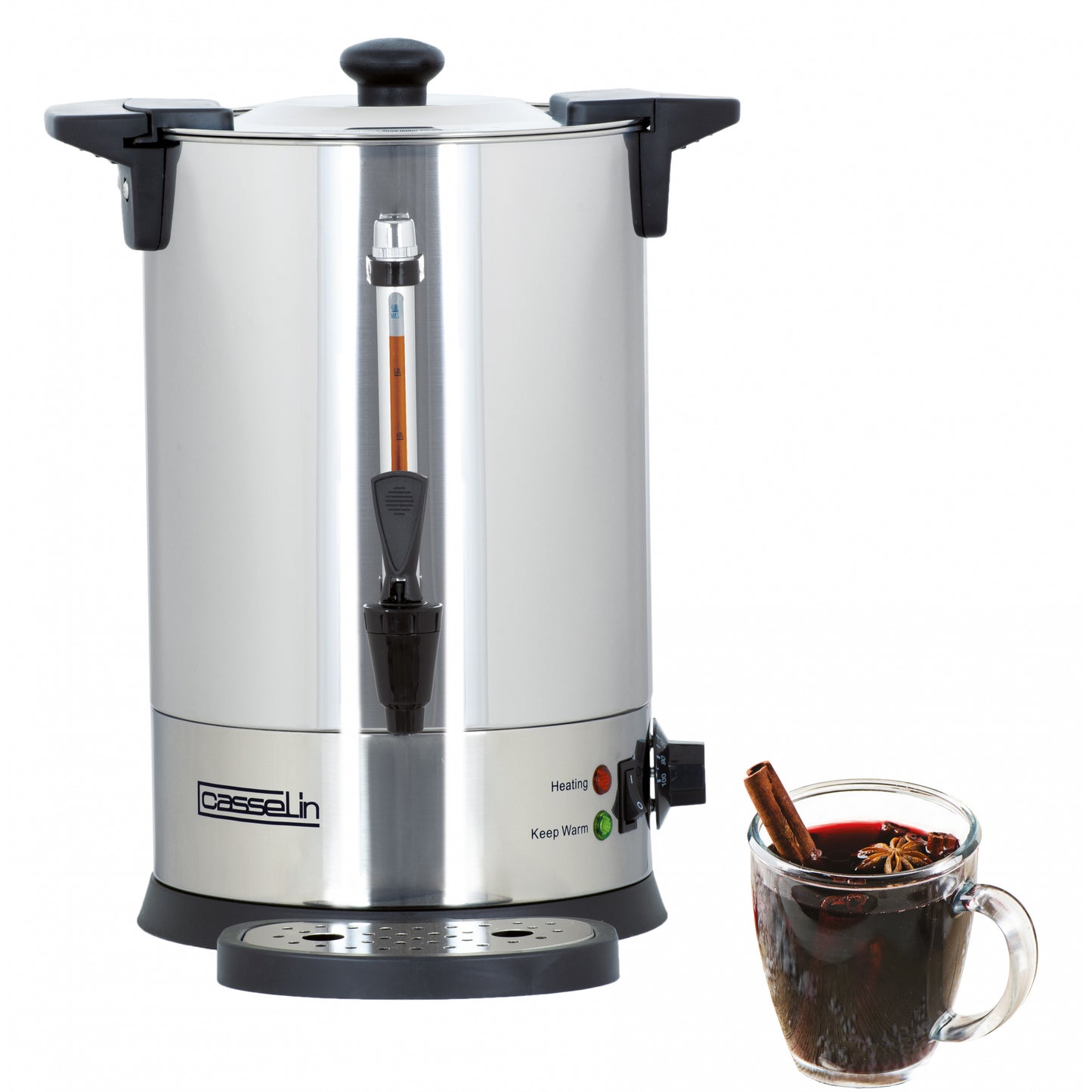 Distributeur d'eau chaude 6.8 L inox Casselin CDEC68