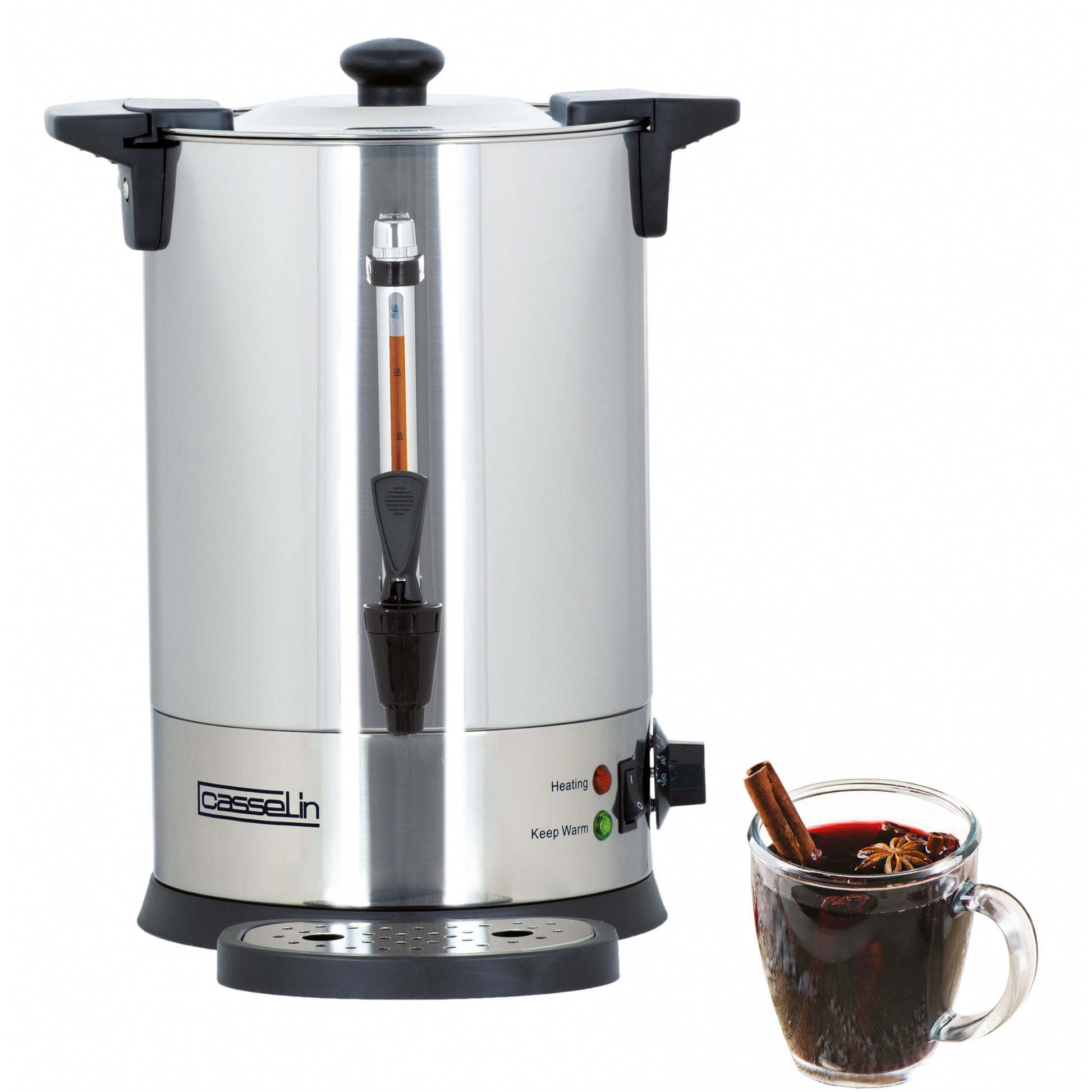 Distributeur d'eau chaude 6.8 L inox Casselin CDEC68