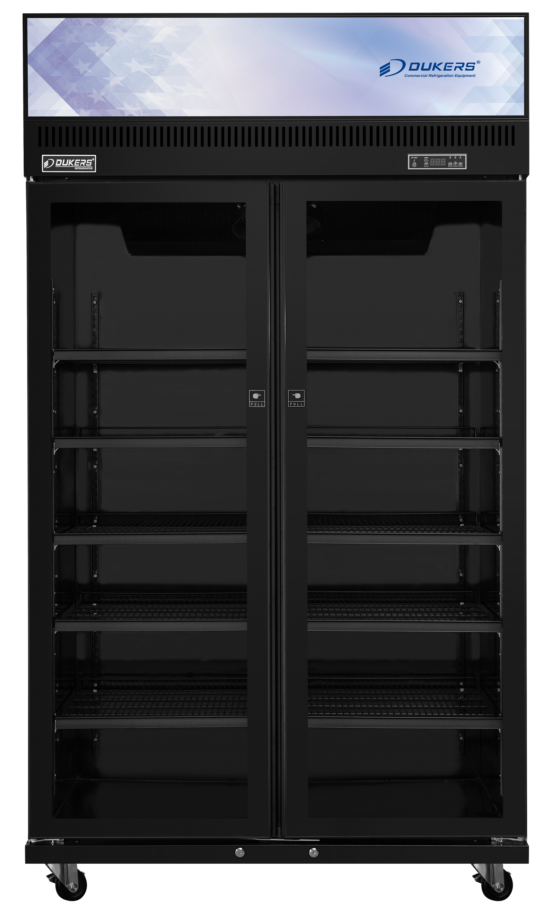 Armoire à boisson - 2 portes vitrées - avec canopy - 1001 litres - LG-1200CF