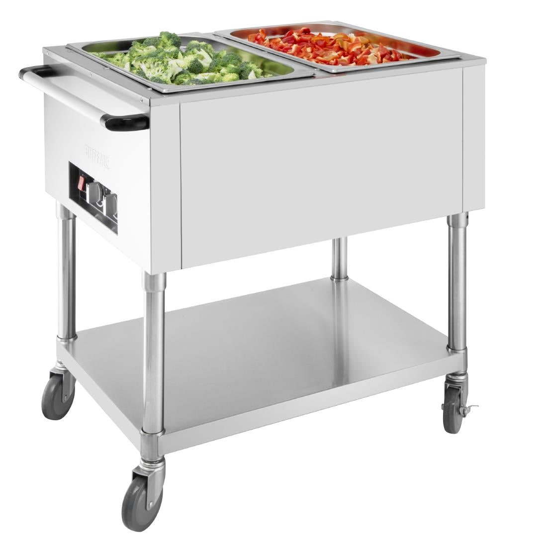 Bain-marie mobile Buffalo 2x GN 1/1 - Buffalo - JB983