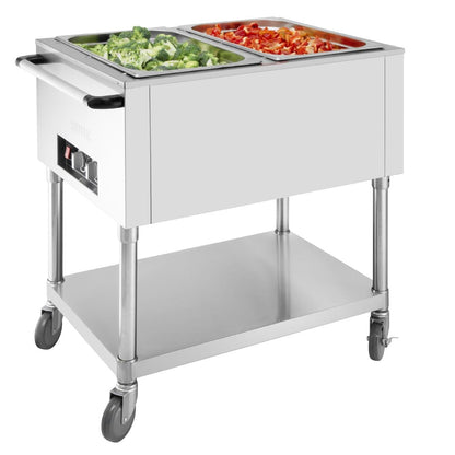 Bain-marie mobile Buffalo 2x GN 1/1 - Buffalo - JB983