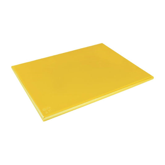 Planche à découper extra large haute densité Hygiplas jaune - Hygiplas - J045