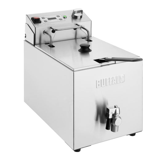 Friteuse électrique simple avec minuterie Buffalo 8L - Buffalo - CU620