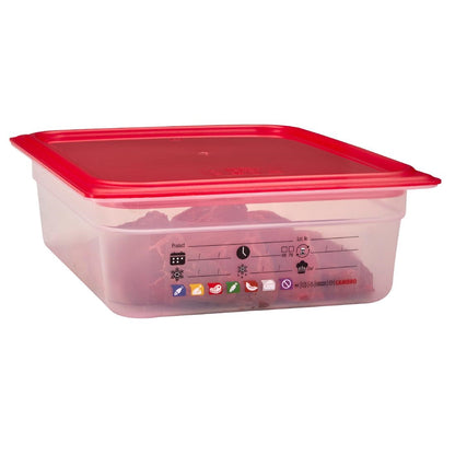 Bac en polypropylène Cambro Safetrak IML GN 1/2 100mm - Cambro - JN505