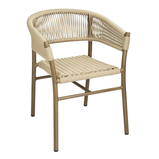 Fauteuils en corde naturelle tressée Bolero Florence (lot de 2) - Bolero - FU532
